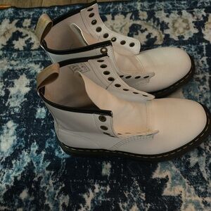 Dr. Martens white boots